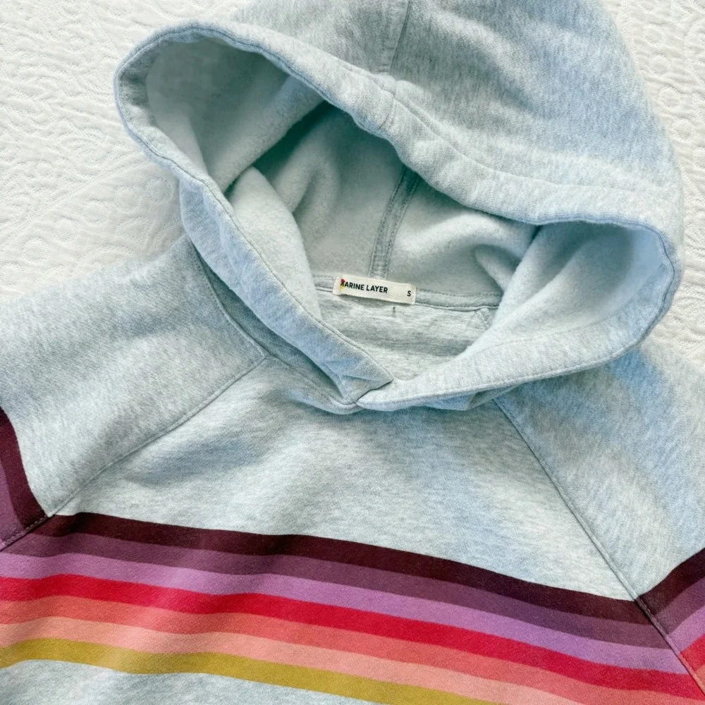 Marine Layer Cloud 9 Fleece Anytime‎ Hoodie, Heather Grey